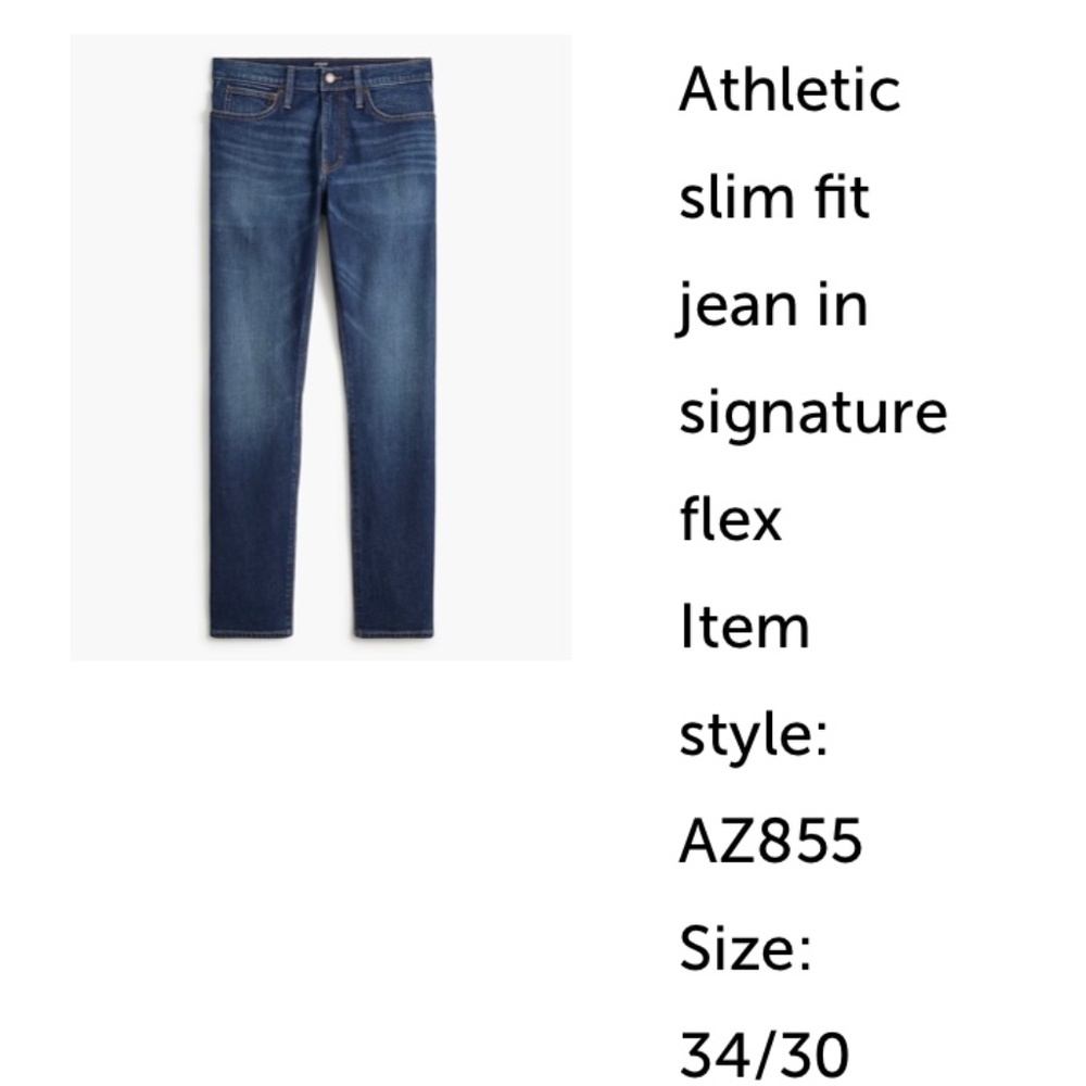 NWT J. Crew Factory Men’s Jeans